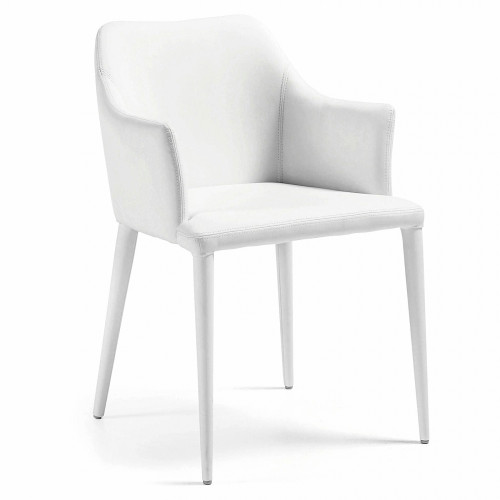 кресло danai кожа белое в Подольске