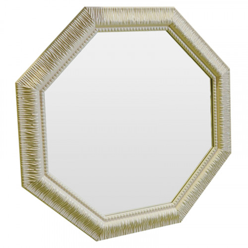 зеркало восьмиугольное бежевое с резьбой cozy beige в Подольске