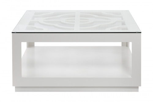 стол журнальный pyros белый, прозрачный в Подольске