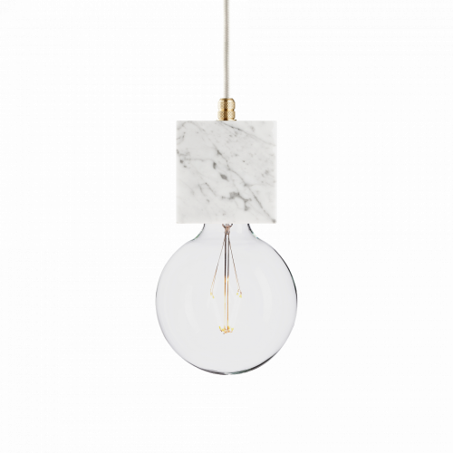 подвесной светильник marmor veldi bianco brass в Подольске