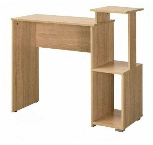 стол письменный санди 12.32, размер ш 100 х г 38,6 х в 85.6 см, цвет дуб сонома в Подольске