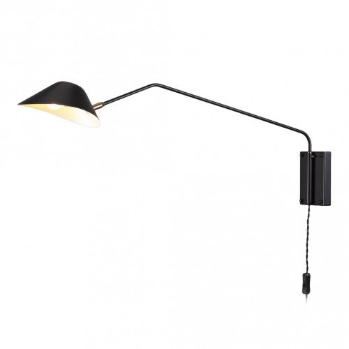 настенный светильник collet длина штанги 92 черный в Подольске