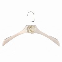 вешалка-плечики chanel белая с молочным цветком для женской одежды в Подольске