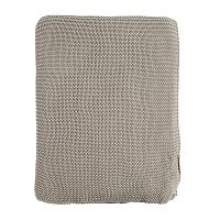 плед жемчужной вязки серого цвета в Подольске