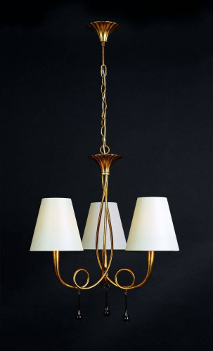 подвесная люстра mantra paola painted gold 3542 в Подольске