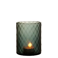 подсвечник стеклянный сапфировый morton s от eichholtz, 16 см в Подольске