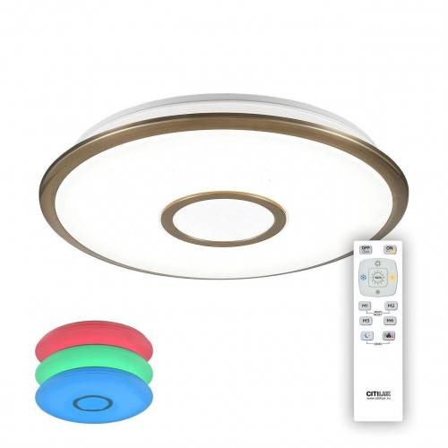 потолочный светодиодный светильник citilux старлайт cl70343rgb в Подольске