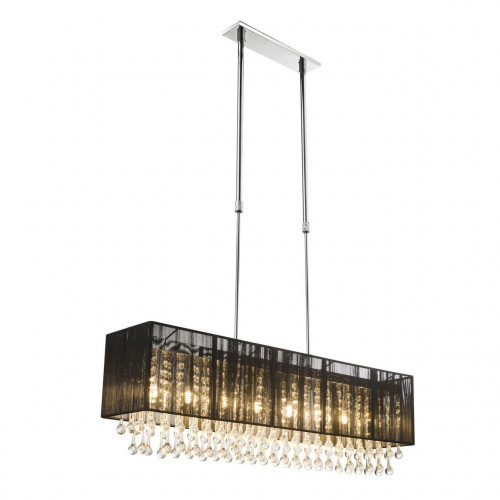 подвесная светодиодная люстра globo bagana 15095h2 черная в Подольске