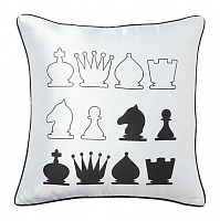 подушка с шахматами chess white в Подольске