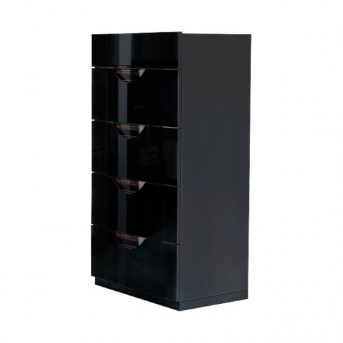 комод вертикальный strada черный в Подольске