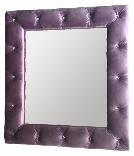 зеркало настенное квадратное с каретной стяжкой голливуд в Подольске