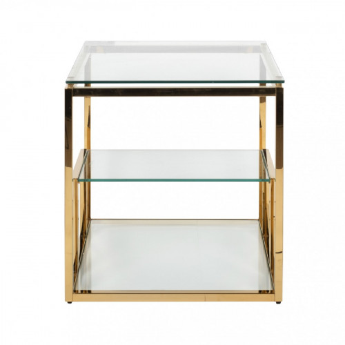 стол журнальный 60*60*55см золото в Подольске