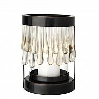 подсвечник черный со стеклянными каплями от eichholtz, 20 см в Подольске