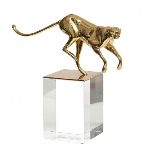 статуэтка гепард золотая 9х24х23 в Подольске