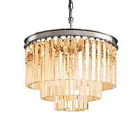 подвесной светильник odeon 6 chrome/amber от delight collection в Подольске