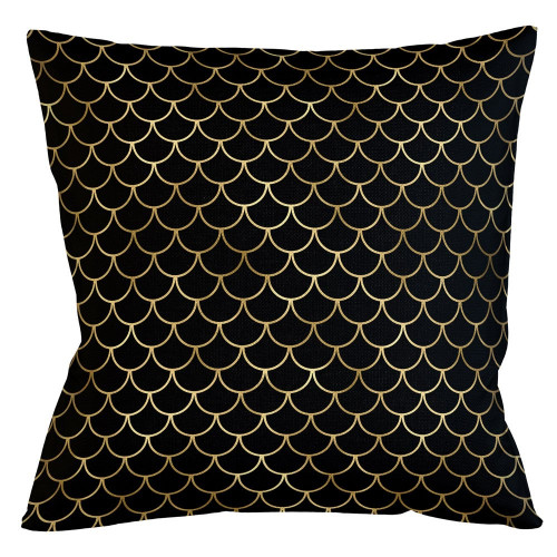 интерьерная подушка «чешуйки» (ночь) в Подольске