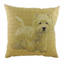 подушка с фото белого терьера westie в Подольске