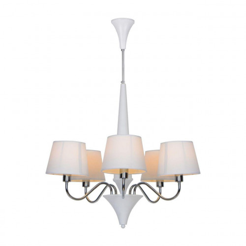 подвесная люстра arte lamp a1528lm-5wh белая в Подольске