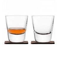 набор из 2 стаканов arran whisky с деревянными подставками 250 мл в Подольске
