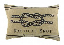 подушка с морским узлом nautical knot natural в Подольске