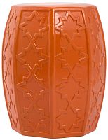 керамический столик-табурет garden stool оранжевый в Подольске