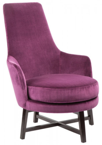 кресло home space violet фиолетовое в Подольске
