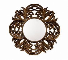 зеркало круглое большое в резной раме round leaf в Подольске