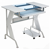 компьютерный стол uliss серебро в Подольске