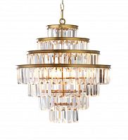 люстра alaine 50 латунь, прозрачное стекло в Подольске