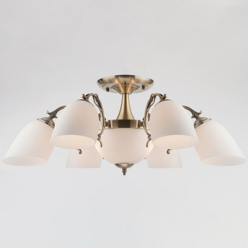 потолочная люстра eurosvet 22010/6+2 античная бронза в Подольске