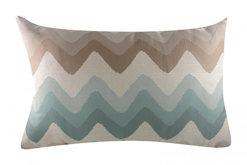 подушка с цветными волнами bolsena azure в Подольске