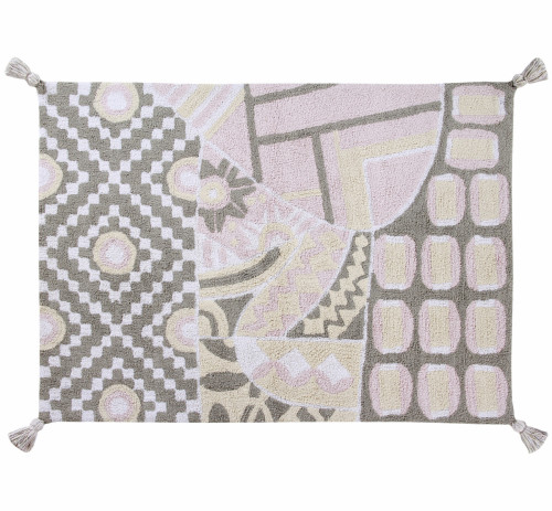 ковер indian bag серый-розовый в Подольске