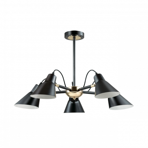 потолочная люстра lumion naomi 3709/5c черная в Подольске
