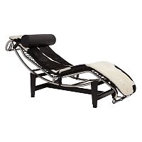 шезлонг chaise longue lc4 черно-белый в Подольске