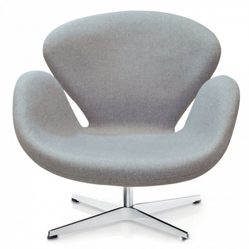 кресло swan chair темно-серое в Подольске