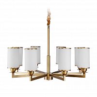 люстра brch9040-8 от delight collection белая/золото в Подольске