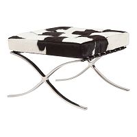 оттоманка barcelona stool бело-черная в Подольске