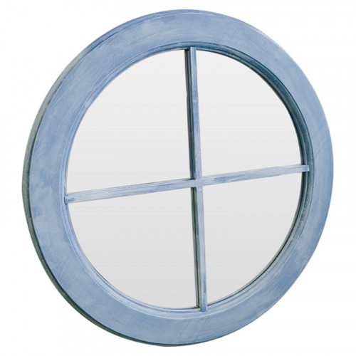 зеркало-окно круглое большое синее blue sky grande в Подольске