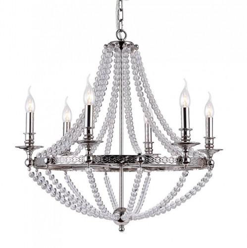 подвесная люстра crystal lux perugia sp6 хром в Подольске