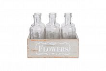 набор стеклянных бутылок flowers в Подольске