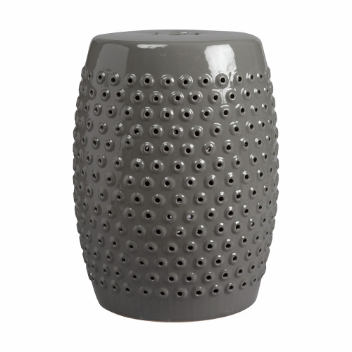 керамический столик-табурет cutwork garden stool серый в Подольске
