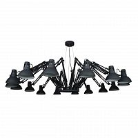 подвесная люстра arte lamp ragno a2043sp-16bk черная в Подольске