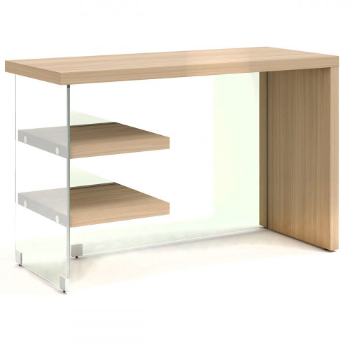 стол письменный клак закаленное стекло, бежевый в Подольске