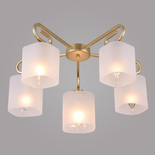 потолочная люстра eurosvet camila 30143/5 латунь в Подольске