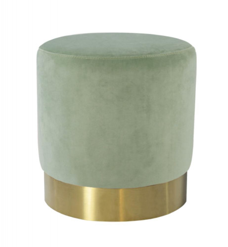 пуф osman микровелюр мятный с золотом в Подольске