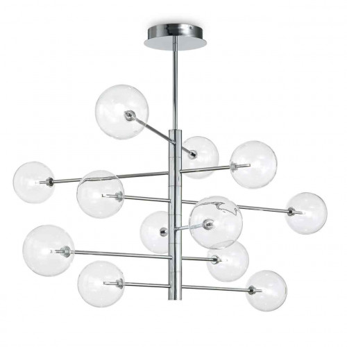 подвесная люстра ideal lux equinoxe sp12 cromo в Подольске