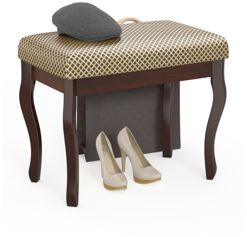 банкетка вента-1, цвет орех, обивка ткань атина коричневая в Подольске