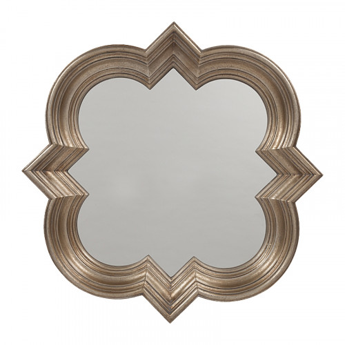 зеркало настенное в фигурной раме коричневое goldie в Подольске