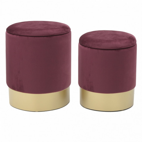набор пуфов share бордовый в Подольске