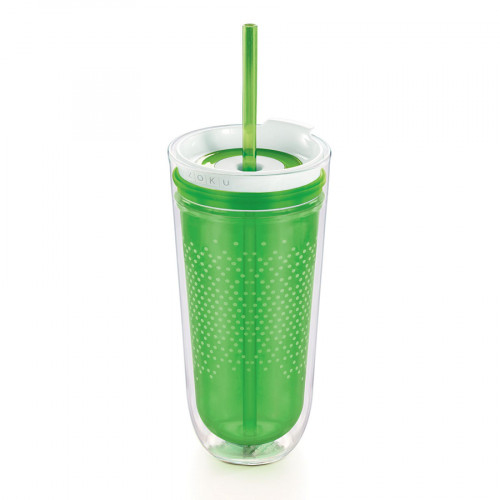 стакан с двойными стенками travel зеленый в Подольске